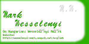 mark wesselenyi business card